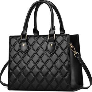 Brand New Black Crossbody Purse 12x5x9 Synthetic Leather Tote